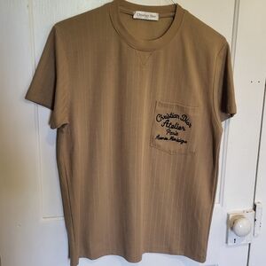 Dior Tan Short Sleeve Tee